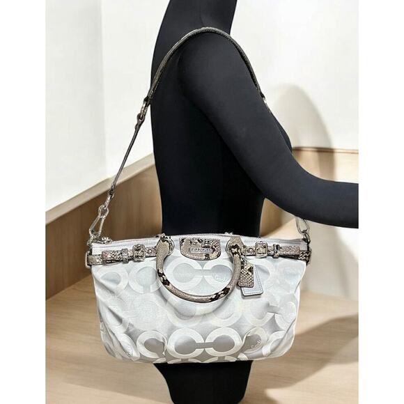 Coach 18650 Madison Sophia OP Art Satchel Bag - Picture 8 of 12